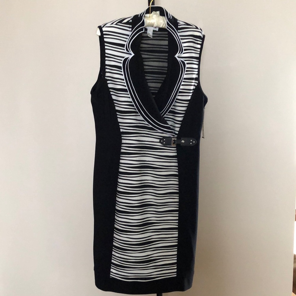 Mock Side Wrap Dress